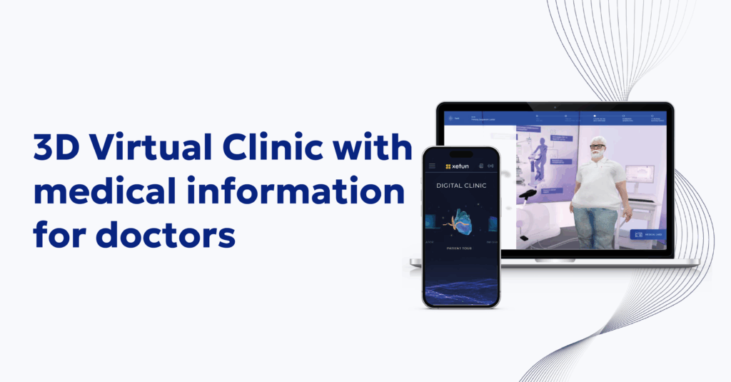 3D virtual clinic and medical information app for doctors