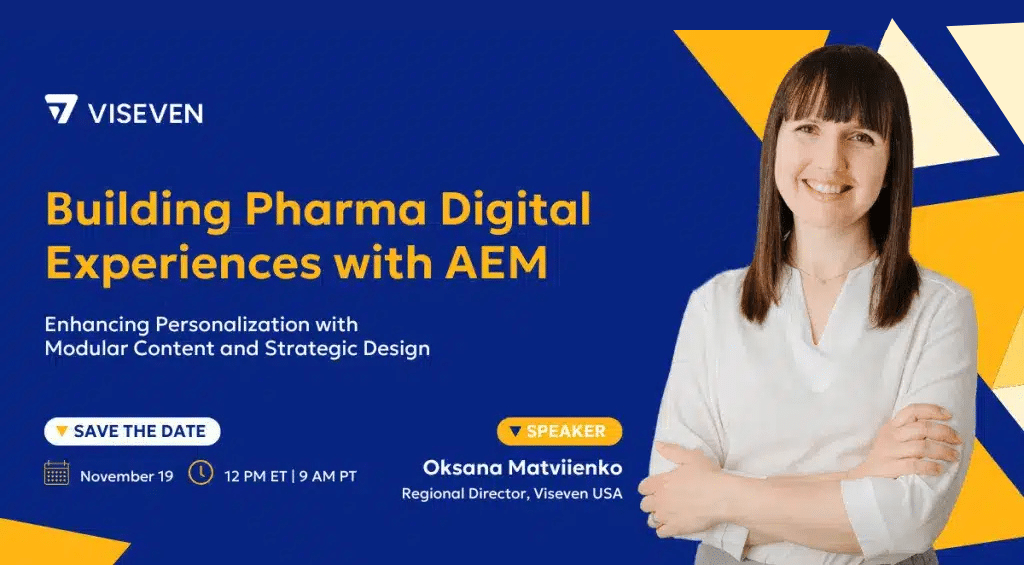 Webinar Building Pharma Digital Experiences with AEM
