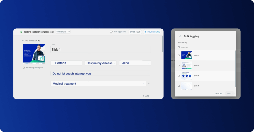 eWizard Centralized automatic content tagging for pharma